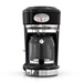 Retro Style 8-Cup Coffeemaker | Black & Stainless Steel