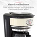 CM3100CRR Retro Style Coffeemaker in Cream - Water Level Indicator
