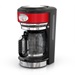Retro Style 8-Cup Coffeemaker | Red & Stainless Steel