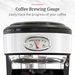 CM3100WTR Retro Style Coffeemaker in White - Process Gauge