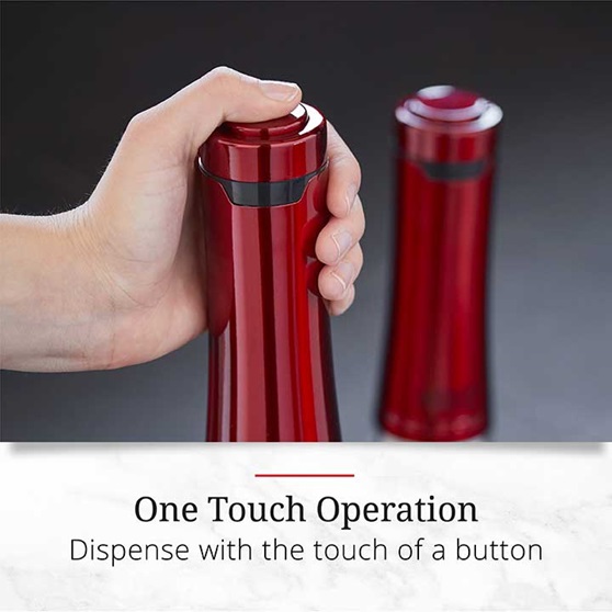 One Touch Operation - Dispense with the touch of a button
