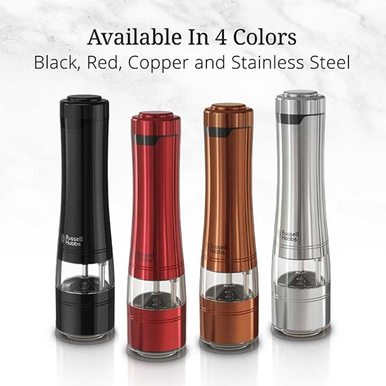 Available In 4 Colors – Black, Red, Copper and Stainless Steel