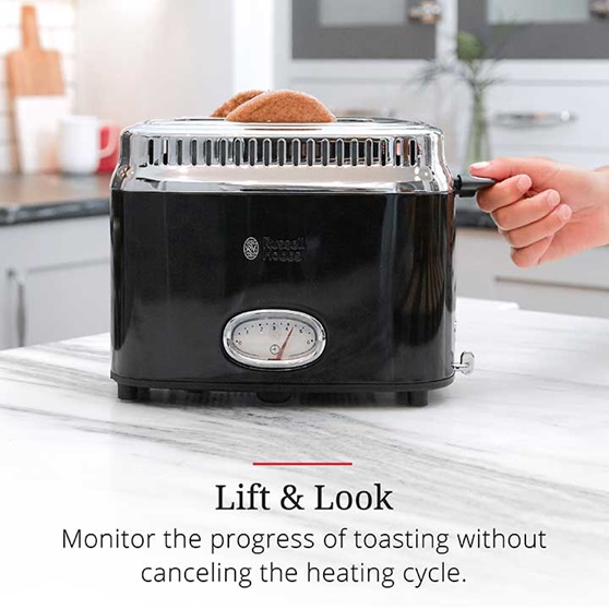 Lift and Look | Monitor the progress of tasting without canceling the heating cycle | TR9150BKR