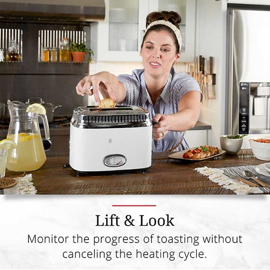 Lift and Look | Monitor the progress of tasting without canceling the heating cycle | TR9150WTR