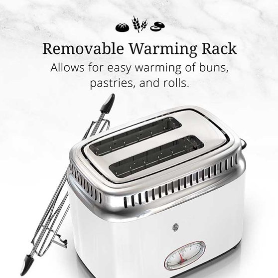 Removable Warming Rack | Allows for easy warming of buns, pastries and rolls | TR9150WTR