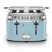 Russell Hobbs 4-Slice Retro Toaster, Heavenly Blue, TR9250BLR