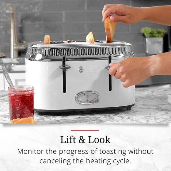 Lift and Look | Monitor the progress of tasting without canceling the heating cycle | TR9250WTR