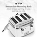 Removable Warming Rack | Allows for easy warming of buns, pastries and rolls | TR9250WTR