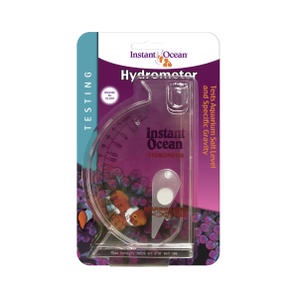 Test your aquarium with more reliability when you use the Instant Ocean® Saltwater Aquarium Salinity Hydrometer.