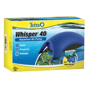 Tetra Whisper Air Pump 30 to 60 Gallons, For Aquariums, Quiet, Powerful  Airflow 