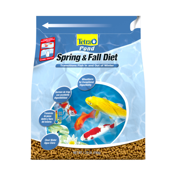 TetraPond Spring and Fall Diet Floating Pond Sticks Fish Food 7.05 Ounce  (Pack of 1)